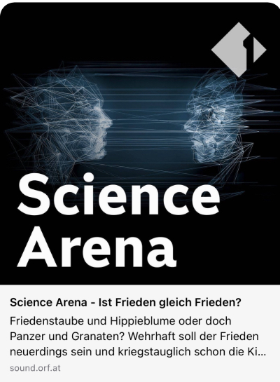 Science Arena – Ist Frieden gleich Frieden? 